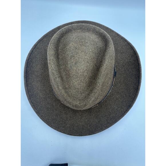 Stetson Hat Cowboy Fitted Mens X-Large Brown Wool Crushable Water Repellent USA - Picture 16 of 16